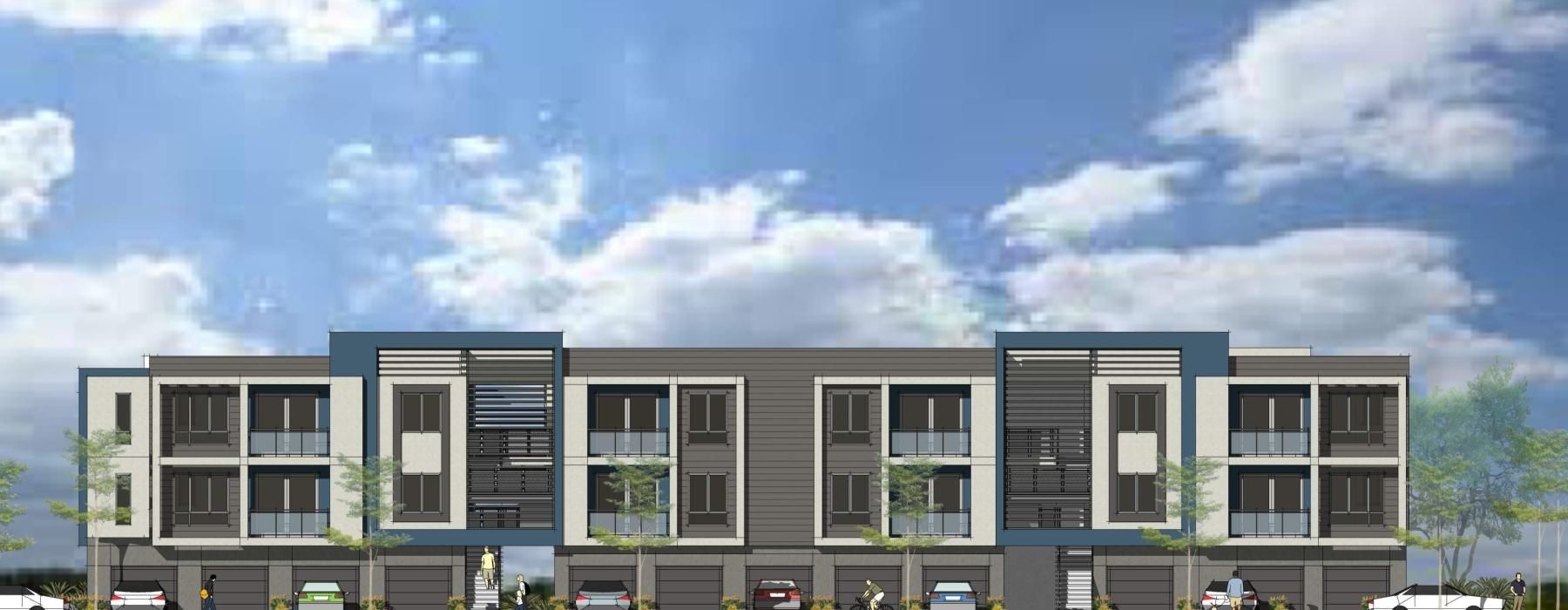 a building with many windows